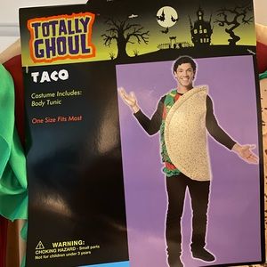 NEW - Adult taco costume - new